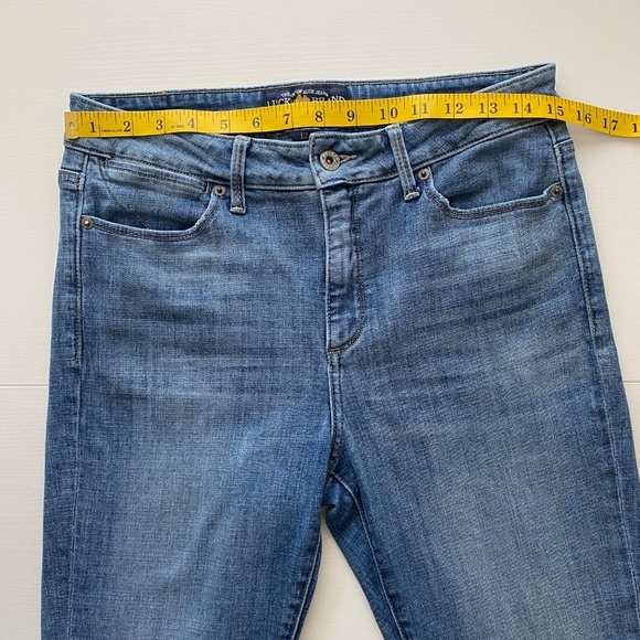 Lucky Brand Hayden High Rise Skinny Jeans Medium Wash Sz 12/31 - Picture 11 of 14